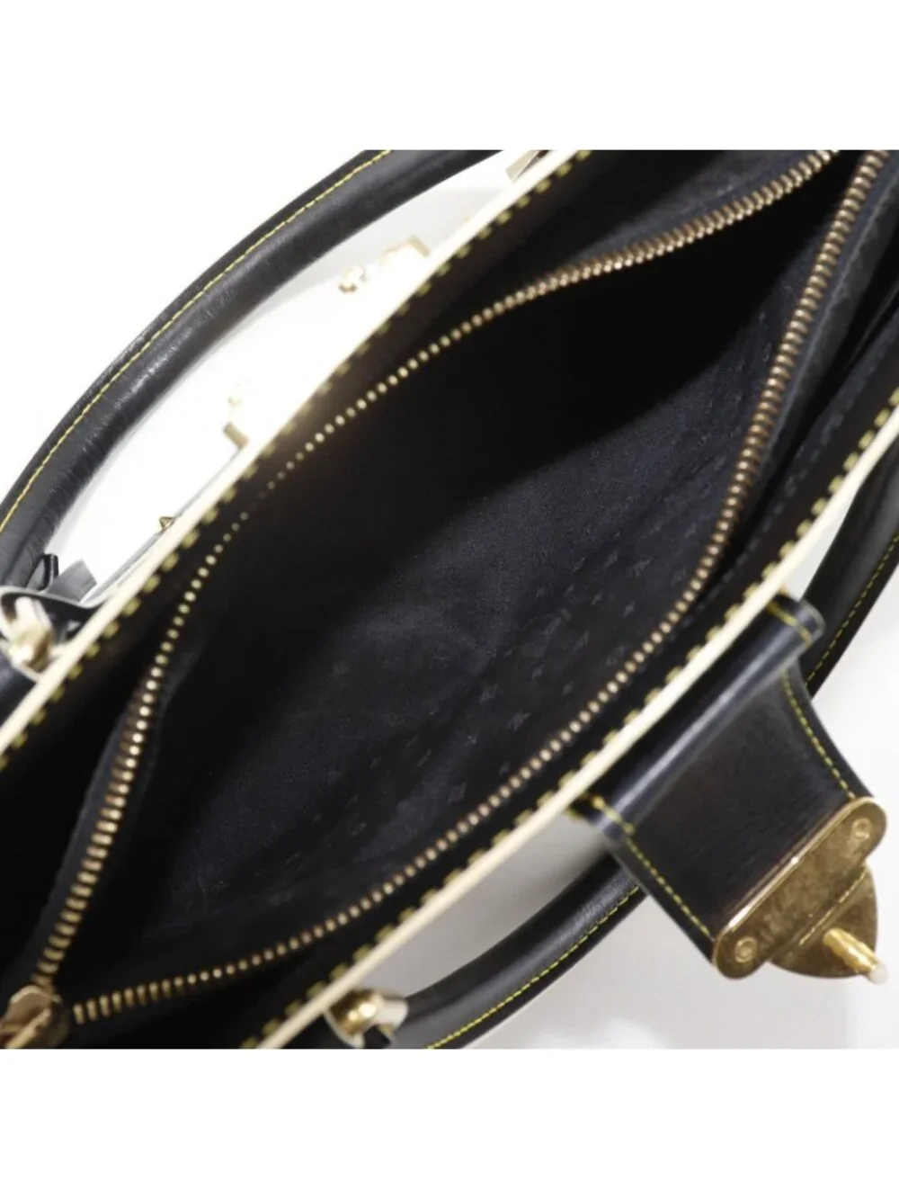 Louis Vuitton Faburo Suhali Goatskin Noir Black Tote
